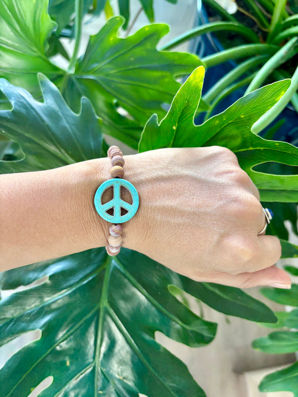 Magnesite & Jasper bracelet