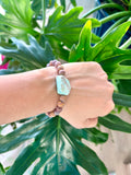 Jasper & blue calcite bracelet