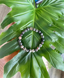 Jasper and Tree of life beaded bracelet