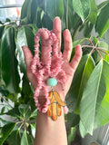 Rhodochrosite & Amazonite necklace