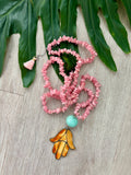 Rhodochrosite & Amazonite necklace