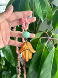 Rhodochrosite & Amazonite necklace