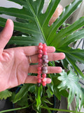 Rough Ruby & Agate and Jasper Bracelet Set