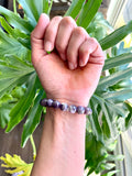 Rough Ruby & Amethyst bracelet