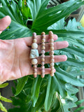 Gemstone bracelet set