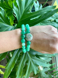 Jasper - Aventurine - Amazonite bracelet set